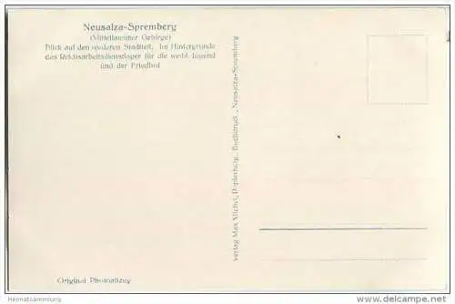 Neusalza-Spremberg - Blick auf den niederen Stadtteil - Foto-AK