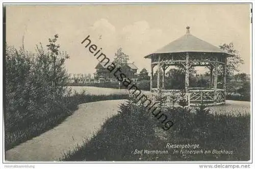 Cieplice Slaskie-Zdroj - Bad Warmbrunn - Füllner-Park - Blockhaus - Feldpost