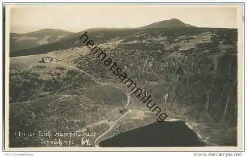 Krkonose Snezka - Schneekoppe - Riesengebirge - Kleiner Teich - Hampel-Baude - Foto-AK