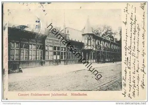 Kaliningrad - Königsberg - Mittelhufen - Concert-Etablissement Julchenthal