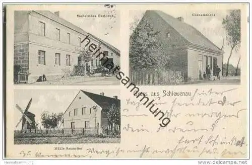 Borskoje - Schiewenau - Sachs'sches Gasthaus - Mühle Samariter