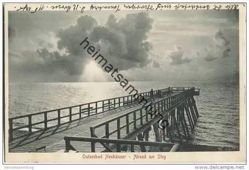 Ostseebad Neuhäuser - Pokrowskoje - Abend am Steg