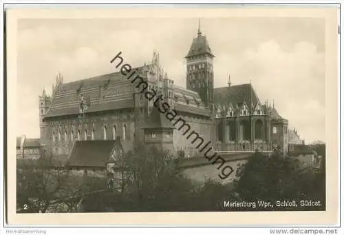 Marienburg - Schloss Südost - Foto-AK