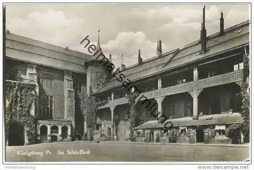 Kaliningrad - Königsberg - Schlosshof - Foto-AK