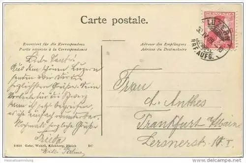 Schweiz - Luzern - Luzern - Hauptpost und Theaterquai