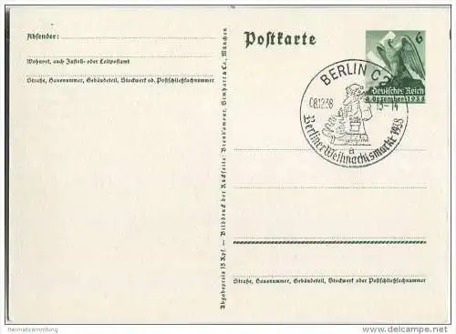 Postkarte - Wir danken unserem Führer - Sonderstempel Berlin