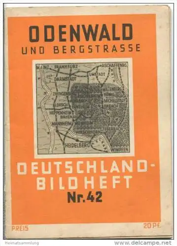 Nr. 42 Deutschland-Bildheft - Odenwald und Bergstrasse