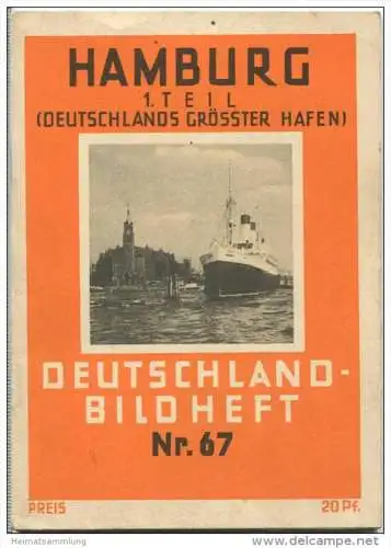 Nr. 67 Deutschland-Bildheft - Hamburg 1. Teil - Deutschlands grösster Hafen