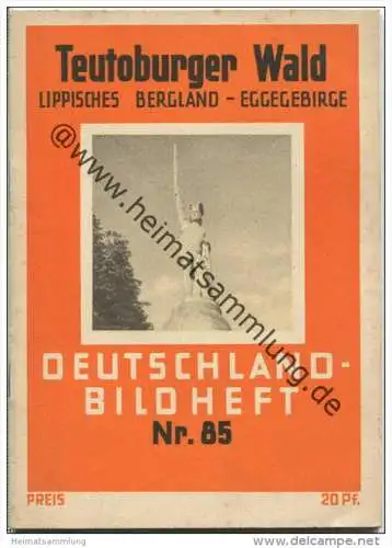 Nr. 85 Deutschland-Bildheft - Teutoburger Wald - Lippisches Bergland - Eggegebirge