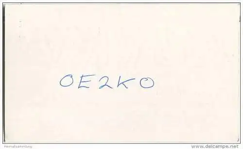 QSL - QTH - Funkkarte - G3VKV - Great Britain - Cheltenham - 1970