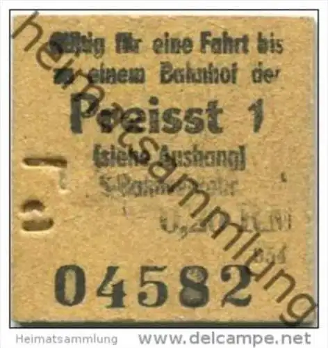 Deutschland - Berlin - S-Bahnverkehr - Fahrkarte 0,20RM