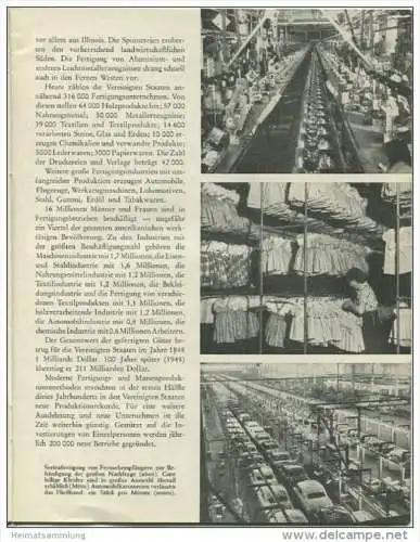 Kraftquellen Amerikas - 30 Seiten mit vielen Abbildungen 50er Jahre - 25cm x 19cm