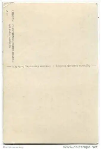 Lübeck - Glockengiesserstrasse - Katharinenkirche - Foto-AK