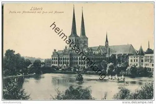 Lübeck - Mühlenteich - Dom - Museum