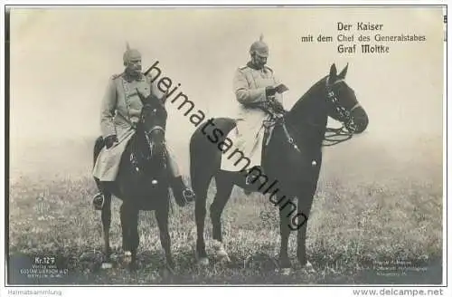 Kaiser Wilhelm II.  - Graf Moltke