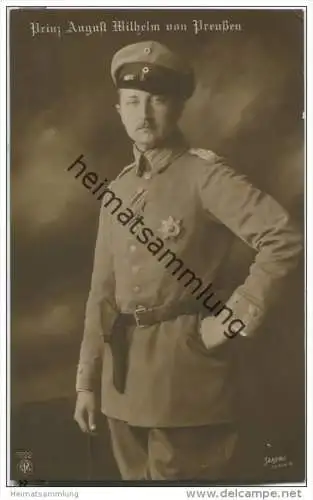 Prinz August Wilhelm von Preussen - Foto-AK