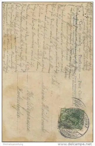 Mädchen mit Puppe - Foto-AK