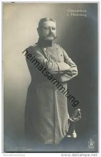 Generaloberst von Hindenburg - Foto-AK