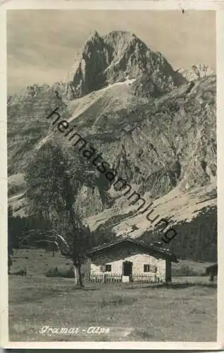Gramai-Alpe - Foto-Ansichtskarte - Verlag Oskar Kreibich Schwaz
