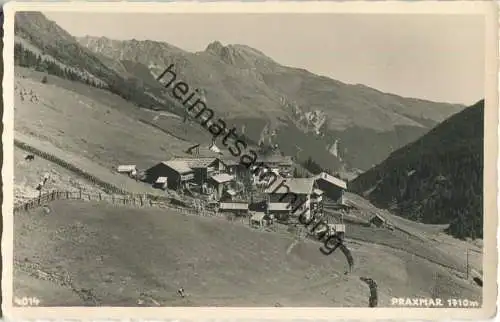 St. Sigmund im Sellrain - Praxmar - Foto-Ansichtskarte - Verlag Much Heiss Nachf. Innsbruck