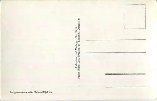Tilisunasee - Foto-Ansichtskarte - Verlag Risch-Lau Bregenz
