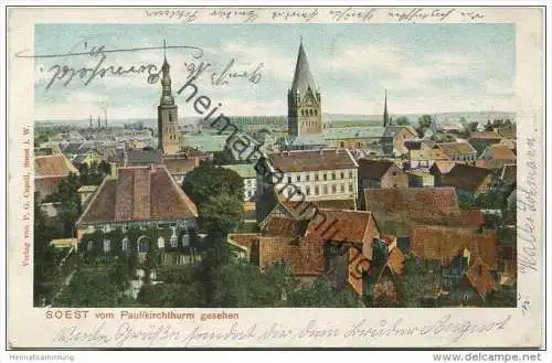 Soest vom Paulikirchthurm gesehen