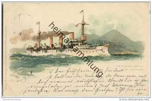 S.M. Kreuzer Gefion - Bai von Neapel - Hans Bohrdt