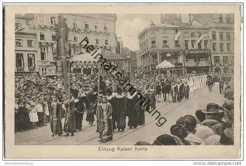 Lübeck - Umzug 700 Jahrfeier Reichsfreiheit Juni 1926 - Einzug Kaiser Karls - keine AK-Einteilung
