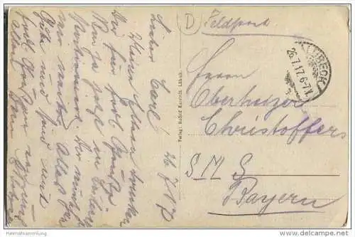 Lübeck - Alte Lagerhäuser an der Trave - Feldpost