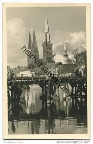 Lübeck - Dankwartsbrücke - Foto-AK
