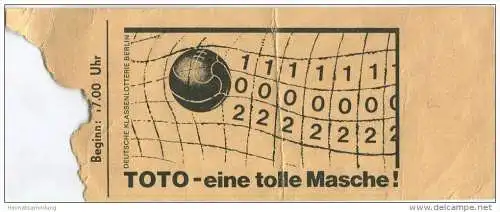 Deutschland - Berlin - Eissporthalle - Internationales Hallenhandball-Turnier 1.1.1979 - Eintrittskarte