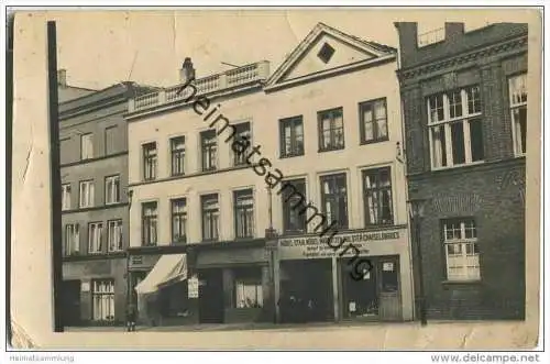 Lübeck - Engelsgrube - Möbelhaus - Fahr- und Motorrad Reparaturwerkstatt - Foto-AK