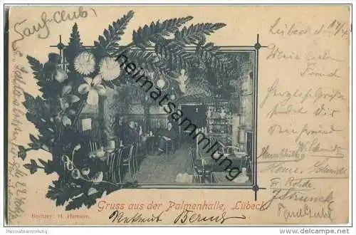 Lübeck - Hotel und Restaurant Zur Palmenhalle - Inh. Heinr. Hamann