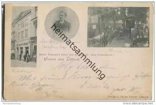 Lübeck - Hotel und Restaurant Zur Palmenhalle - Inh. Heinr. Hamann