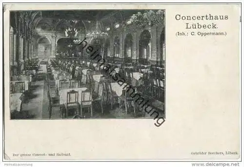 Lübeck - Concerthaus - C. Oppermann