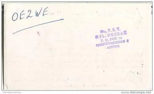 QSL - QTH - Funkkarte - G2PX - Great Britain - Wanstead - 1958