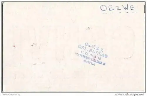 QSL - QTH - Funkkarte - G3HVI - Great Britain - Stoke-on-Trent - 1956