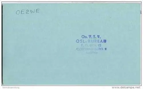 QSL - QTH - Funkkarte - G3GWO - Great Britain - Chelmsford Essex - 1956