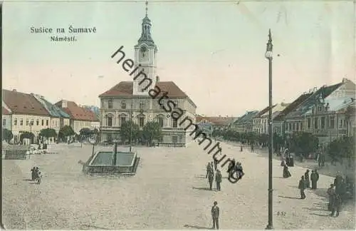 Susice na Sumave - Namesti - Verlag Vaclav Kosfalek Susici