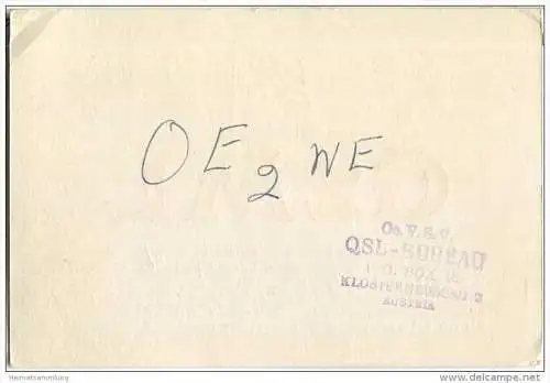 QSL - QTH - Funkkarte - G2ML - England - Macclesfield - 1956