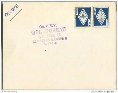 QSL - QTH - Funkkarte - F8WE - Esqueheries - 1958