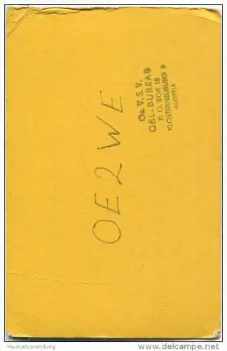 QSL - QTH - Funkkarte - G3IYG - Great Britain - Andover Hants - 1956