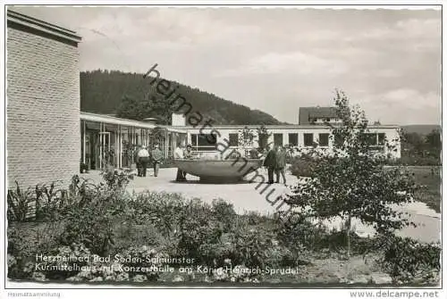 Bad Soden-Salmünster - Kurmittelhaus mit Konzerthalle am König Heinrich Sprudel