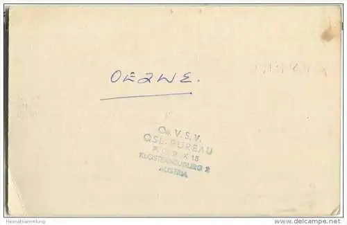 QSL - QTH - Funkkarte - ZC4PB - Cyprus - Famagusta - 1955