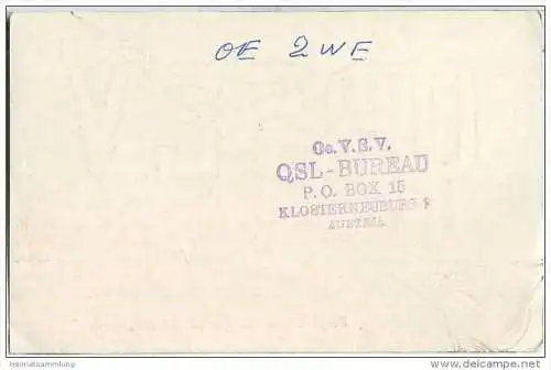 QSL - QTH - Funkkarte - UB5LV - USSR - Kharkov - 1959