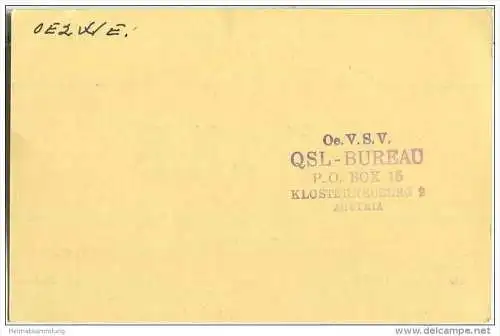 QSL - QTH - Funkkarte - OH2KO - Finnland - Suomi - Simonkylä - 1959