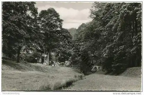 Geroldsgrün - Forsthaus Langenau mit Max Marienquelle - Foto-AK