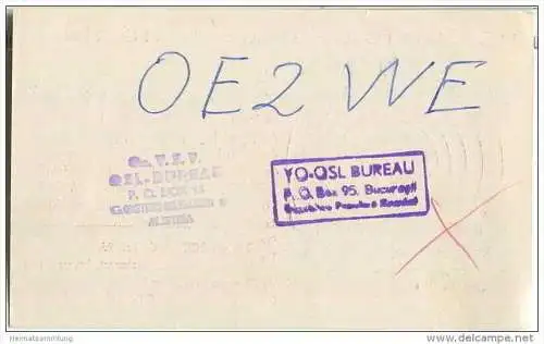 QSL - QTH - Funkkarte - YO2-1682 - Rumänien - Timisoara - 1958