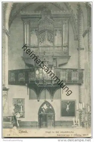 Lübeck - Orgel in der Jacobikirche