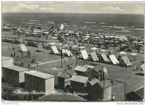 Milano Marittima - Cervia - La Spiaggia - Foto-AK Grossformat